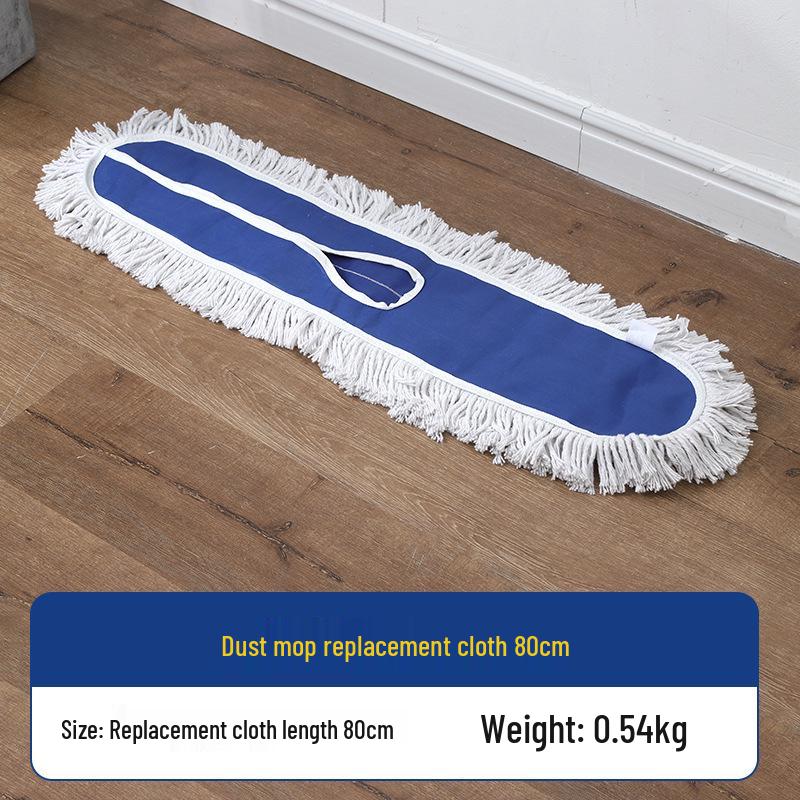 Rotating Cotton Thread Dust Mop for Home, Hotel & Homestay - Dual-Use for Dry & Wet Cleaning