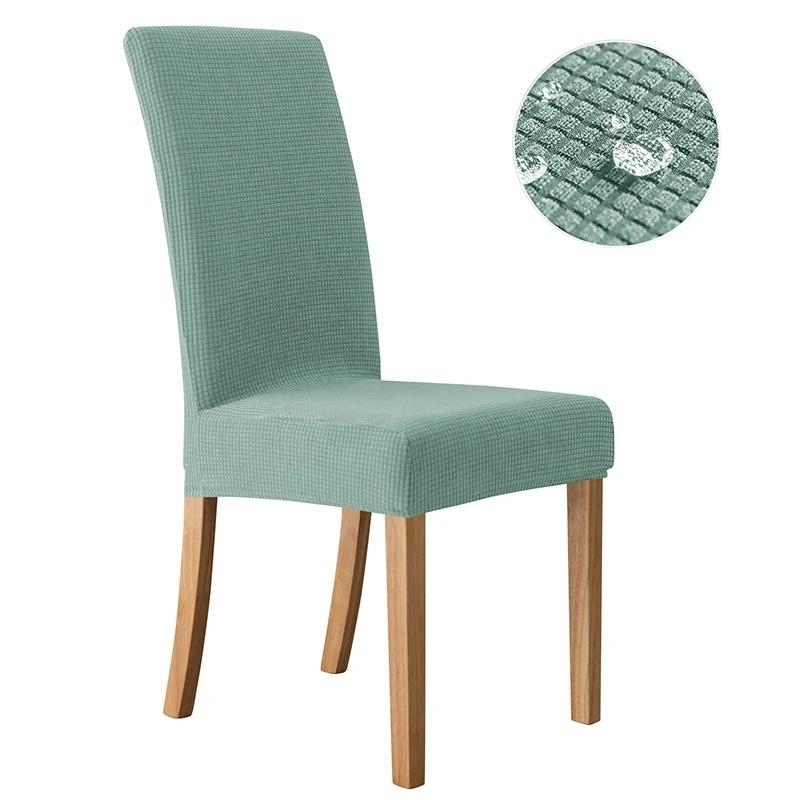 Spandex scaune de sufragerie huse jacquard huse impermeabile pentru scaune lavabile Parsons huse pentru scaune reglabile 2 4 6 set