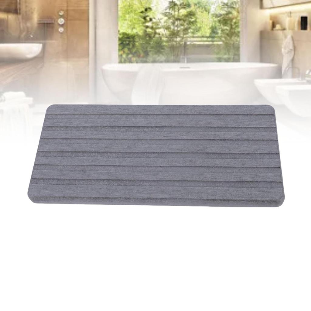 2pcs Diatomite Coaster Water Absorbent Fast Drying  D Diatomaceous Earth Soap Dish with Foot Pads for Bathroom Kitchen