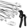 Ergonomic Handle Cable Tie Pliers Heavy Duty 304 Stainless Steel Cable Tie Kit Heavy Load Cable Fasteners