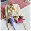 Cute Girl Crossbody Bag Casual Shoulder Bag Women Japanese Minimalist Drawstring Bucket Bag New Floral Design