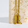Vintage Denim Boots Pendant Necklace Niche Design Stainless Steel Boots Collarbone Chain Furnace Vacuum Plating