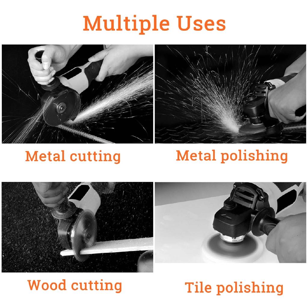 21800mah/29800mah Electric Angle Grinder Cordless Polisher Polishing Tool Set 188VF/218VF New
