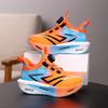 Autumn 2025 Boys' Non-Slip Running Basketball Shoes - Breathable Leather with Carbon Plate, Trendy Sports Design for Students
