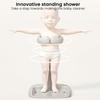 Baby Shower Rack with Anti-Slip Pad Adjustable Height Easy Installation Toddler Shower
