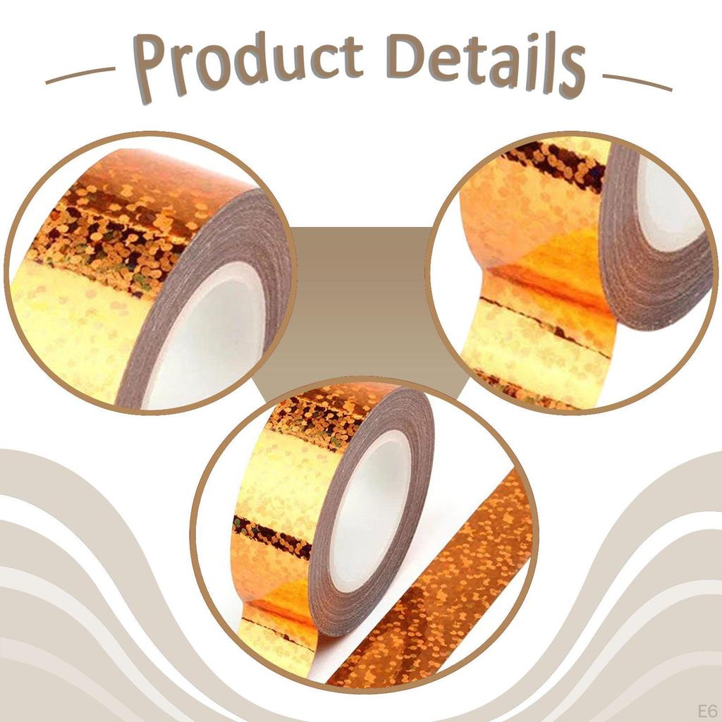 Gymnastics Hoop Tape Decorative 0.59 Inchx 5 M/ 16.4 ft Easy Application Thick 1.5 cm x M