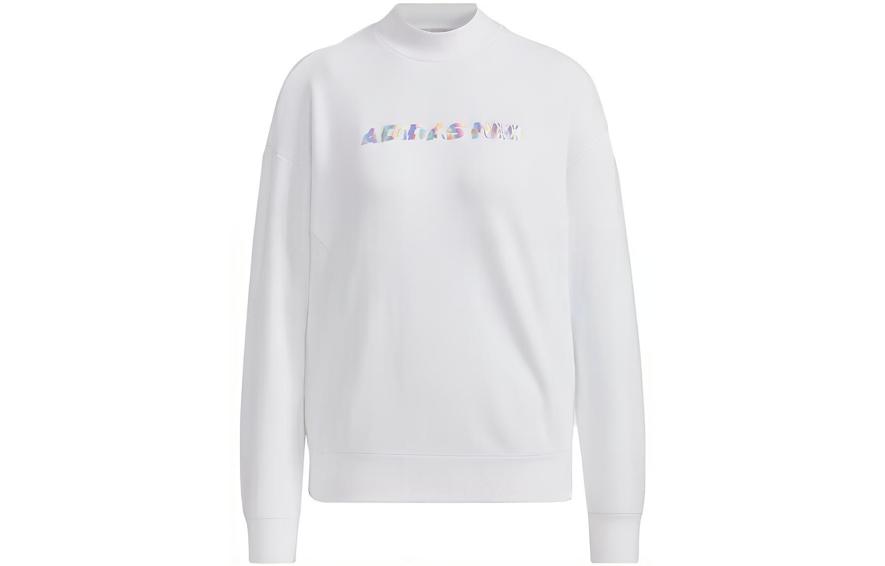 Adidas Neo Sweatshirts Women s White Crew Neck Moderate Regular H18610 XL