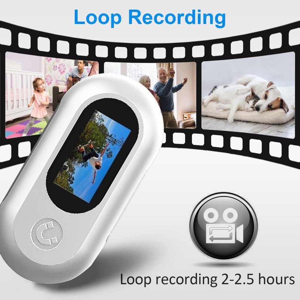 Ehomful HD 1080P Cat Camera Collar with Video Record Wireless Mini Sport cam,Small Action Cameras,Body Camera for Pet Supplies/Stuff,Outdoor/Inoor