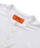 Yunibeosyeolobeolol Henley Neck Long Sleeve T-Shirt White