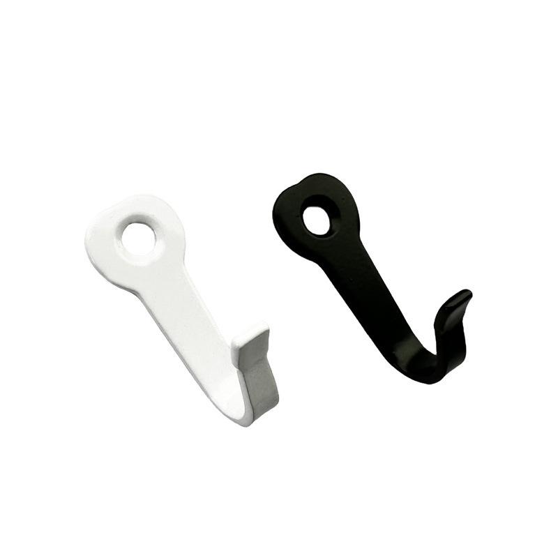 

Настенные крючки для подвешивания — 15 шт. Черные крючки для одежды с винтами белый