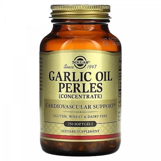 

Solgar - Garlic Oil Perles, (Concentrate), 1 mg. 250 Softgels
