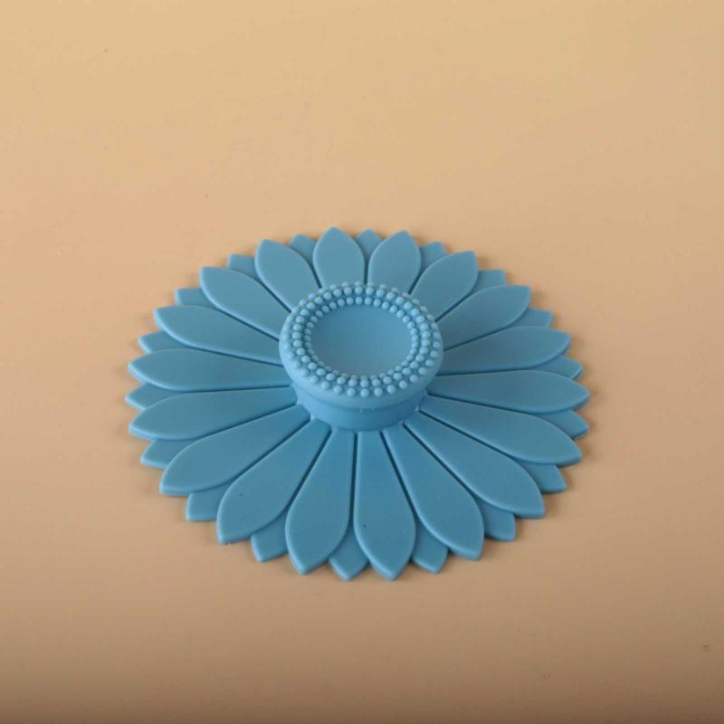 Multi-functional Silicone Cup Lid, Food-grade Sunflower-shaped Silicone Cup Lid, Dust-proof and Water-proof Tea Cup and Coffee Cup Lid