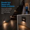 3 Pcs 3000K Warm White Stair Lights Embedded Stair Step Lamps LED Step Lights  Patio