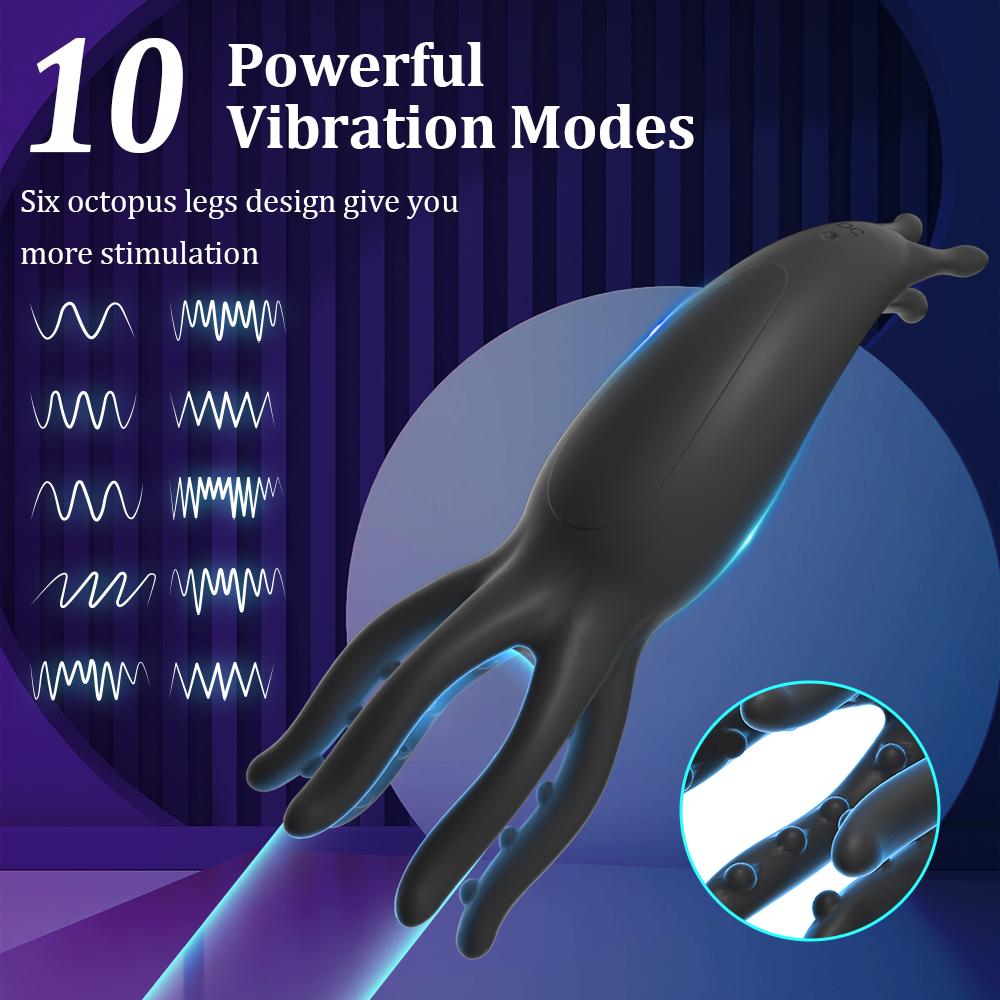 Glans Stimulate Trainer Vibrator Men Penis Delay Exerciser Lasting Masturbation Massager Vibrating Endurance Trainning Sex Toy