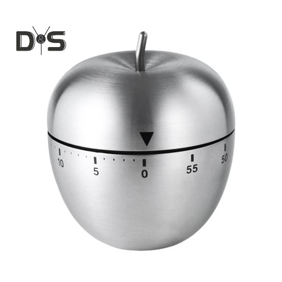 

Механический кухонный таймер с обратным отсчетом 60 минут, громкий звонок 70 дБ, нержавеющая сталь, без батареек, простой в использовании таймер для приготовления пищи, обучения, выполнения домашних заданий, йоги B