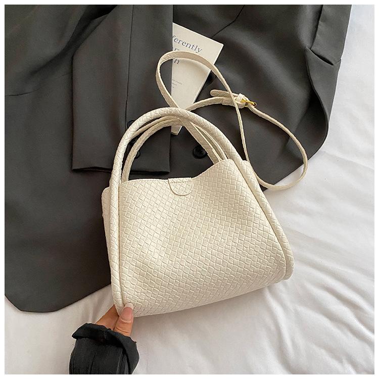 

Нишевая портативная сумка-тоут женская 2025 новая повседневная универсальная сумка-мессенджер для поездок на работу, модная сумка на плечо для мамы и ребенка белый