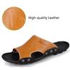 Echtes Leder Sandalen Herren 2019 Trend Outdoor Hausschuhe Sommer Anti-rutschig Casual Flip-Flops Strand Männliche Männer 39 S Sandalen