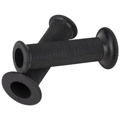 Kijima 201-202 Motorradteile Griffgummi Schwarz 4,5 x 0,9 Zoll (114 x 22.2 mm) Durchgangstyp