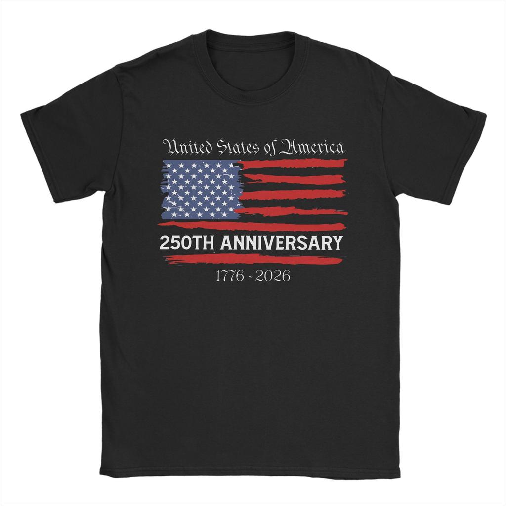 Eagle Flag 250 Years 17762026 250Th Happy Birthday USA Outfit Unisex T Shirts Cotton Tee New Arrival Tshirt Clothing