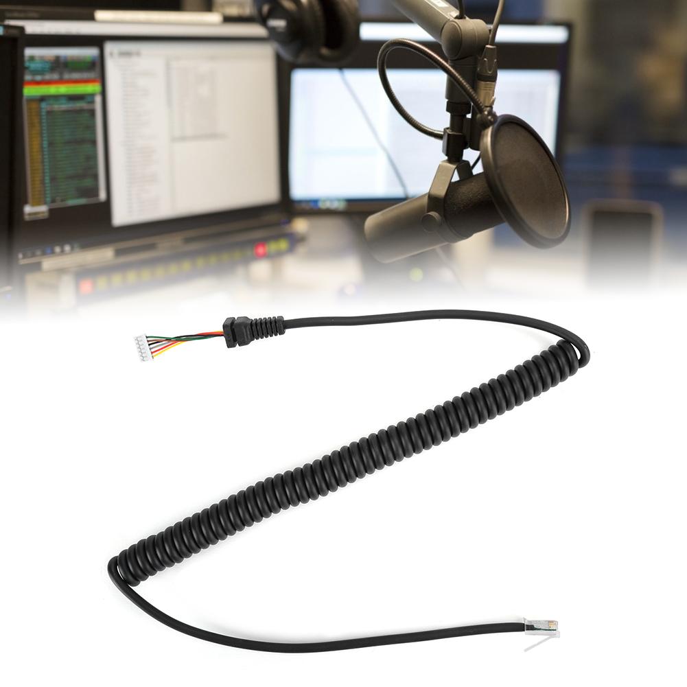 6 Pin Microphone Cable Cord Wire Line for YAESU FT‑7900R FT‑8900R Car Radio MH‑48 Speaker