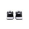Jordan Air Jordan 1 Black Panda Leather Cushioning, Wear Resistant Low Top Vintage Basketball Shoes Unisex Black, White 553558-165(Team425-)