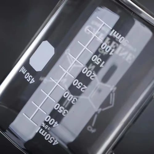 450ml Measuring Cup, Espresso Shot Glass, Metric Glass with Graduated Graduations and Handle, Thick Reinforced Measuring Glass (1)