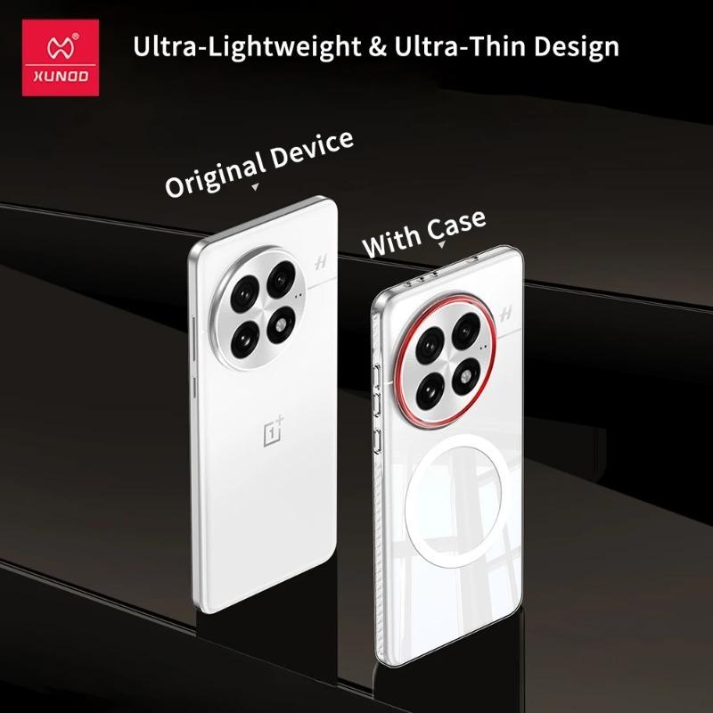 Case For Phone Yulin-003 Black For Oneplus 13 Case Xundd Magnetic Ultra-Thin Fine Shield Transparent Pc Anti-Knockcover For One Plus 13
