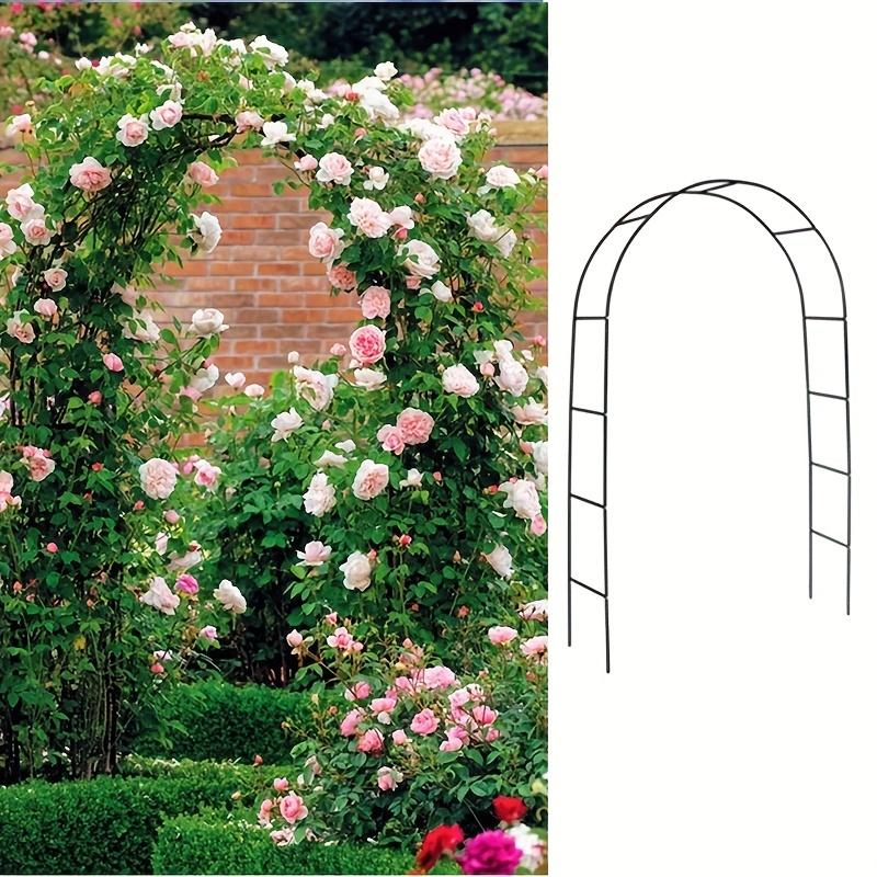 1-2Garden Outdoor Metal Arch Climbing Frame Wedding Celebration Decorative Flower Stand Courtyard Grape Vine Plant Climbing Supp