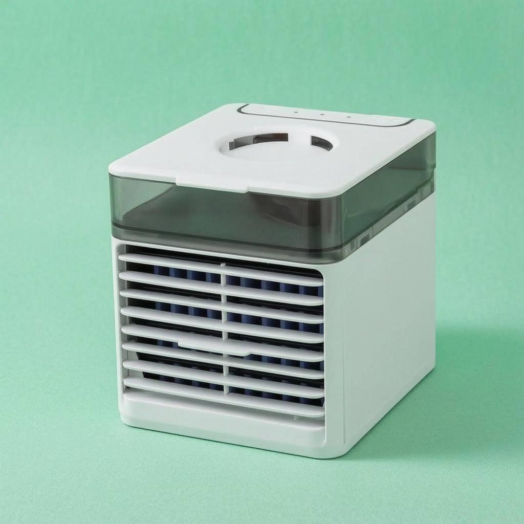 Desktop Air Chiller Portable Mini Compact Spray Cooling Fan for Tabletop, Desk