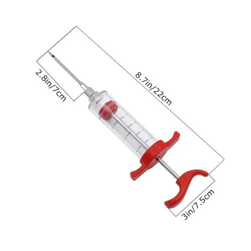 Food Seasoning Syringe, Meat Syringe, Seasoning Container Syringe, Meat Syringe, Seasoning Injection Tool, Condiment Container, BBQ Syringe, Marinade