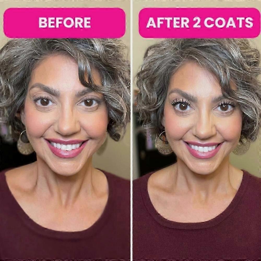 PrimeLash Mascara for Older Women  Volumizing, Incredible Length in 2 Coats  Long-Stay, Zero Clumps, Hypoallergenic (Black)