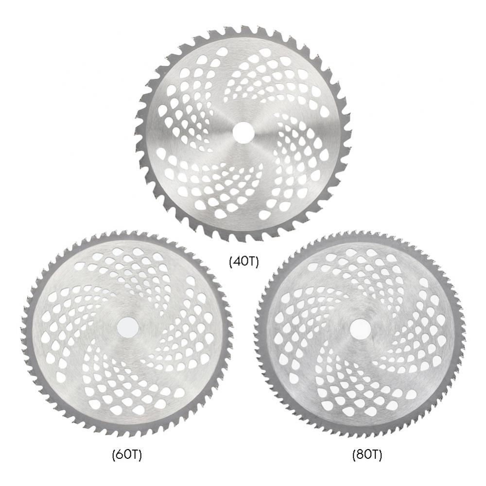 40T/60T/80T Alloy Brush Cutter Saw Blade Lawn Replacement Mower Circular Grass Cutter Brush Saw Blade Cutting Grass Gardening