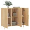 Sideboard Sonoma Oak 90 x 34 x 80 cm Particleboard