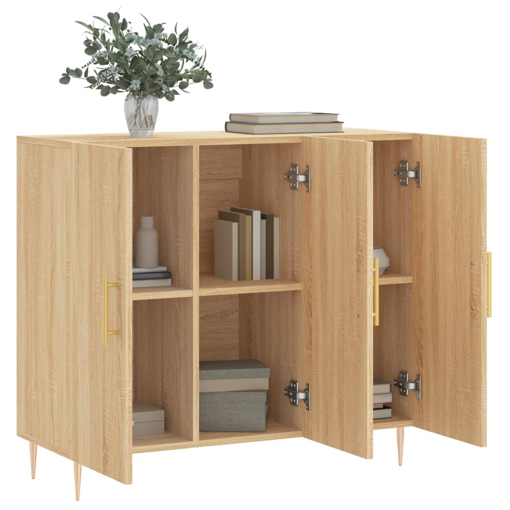 Sideboard Sonoma Oak 90 x 34 x 80 cm Particleboard