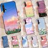 Korean Sunset Scenery For Huawei Nova 8i 11i 12i 12s 9 10 SE Y90 Y60 Y70 Y72 Y61 Y91 P20 P30 P40 Lite P60 Pro Case