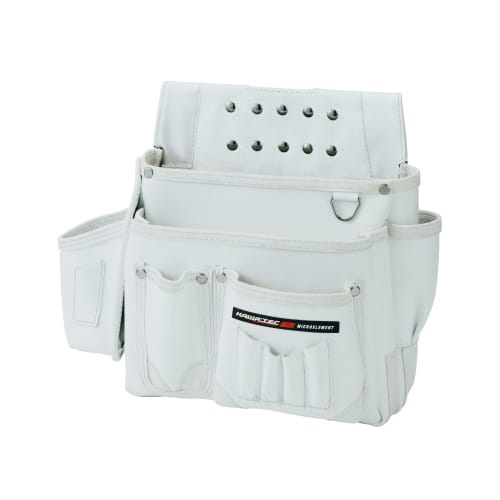 Prostar Master Carpenter's Nail Bag with Ink Holder, KE-805W, White