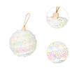 3x Christmas Ball Ornaments Xmas Decor DIY Classic Gift 8 Cm Pendant Drop for