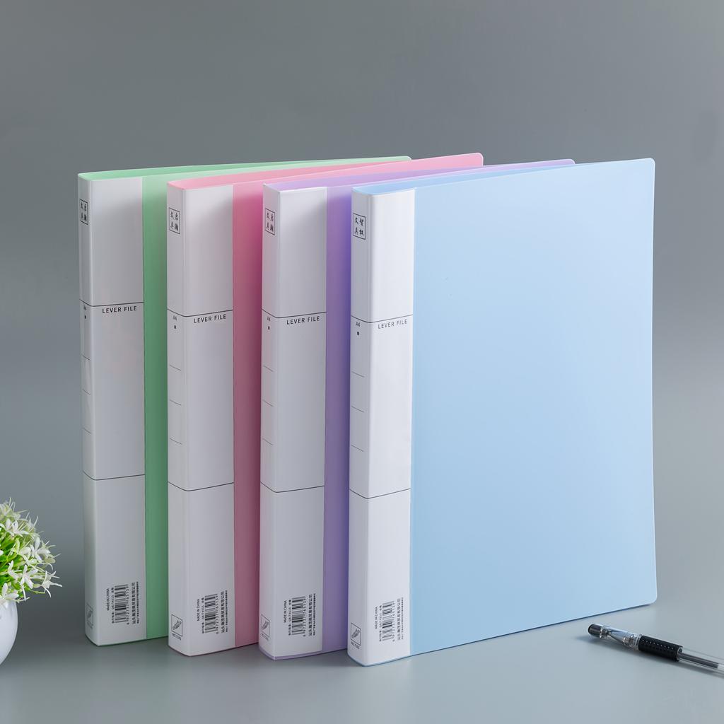 NEW A4 Folder Strong Single Clip Office Supplies For Archives File Folder Binder Display Book School Office Stationery Supplies
