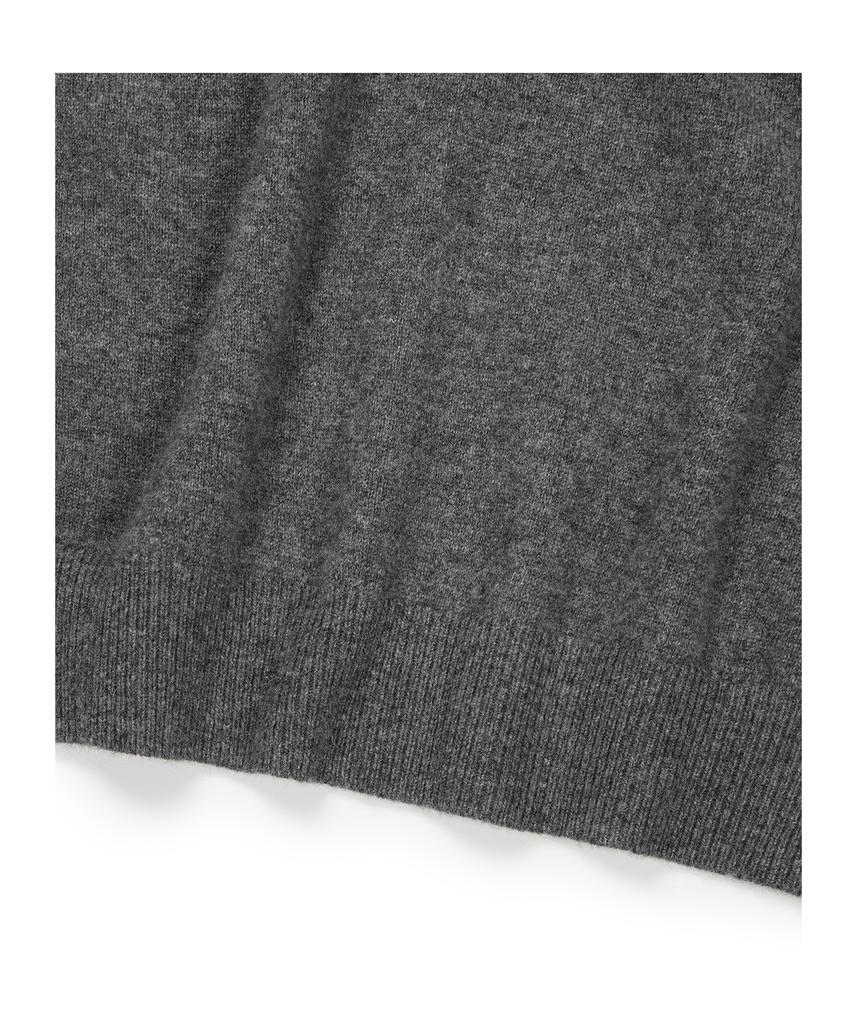 ETCE (Base) Layered Cuff Round Knit (Gray)