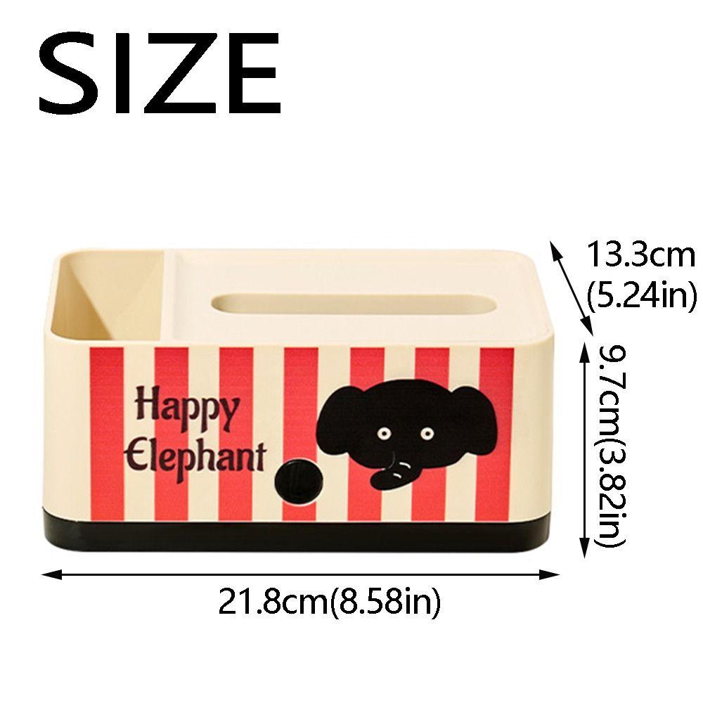 Creative Napkin Storage Case Cartoon Pattern Napkin Storage Box Paper Towel Holder Home Decoration