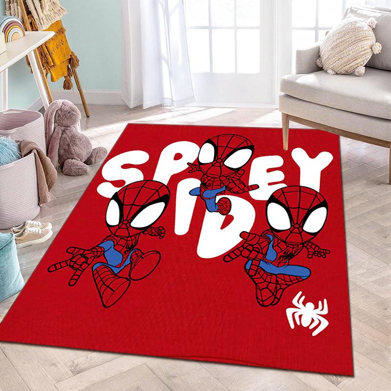 1PC Spider-Man Rug - Home Decoration Carpet For Living Room Bedroom Flooring Computer Chair Area Rug