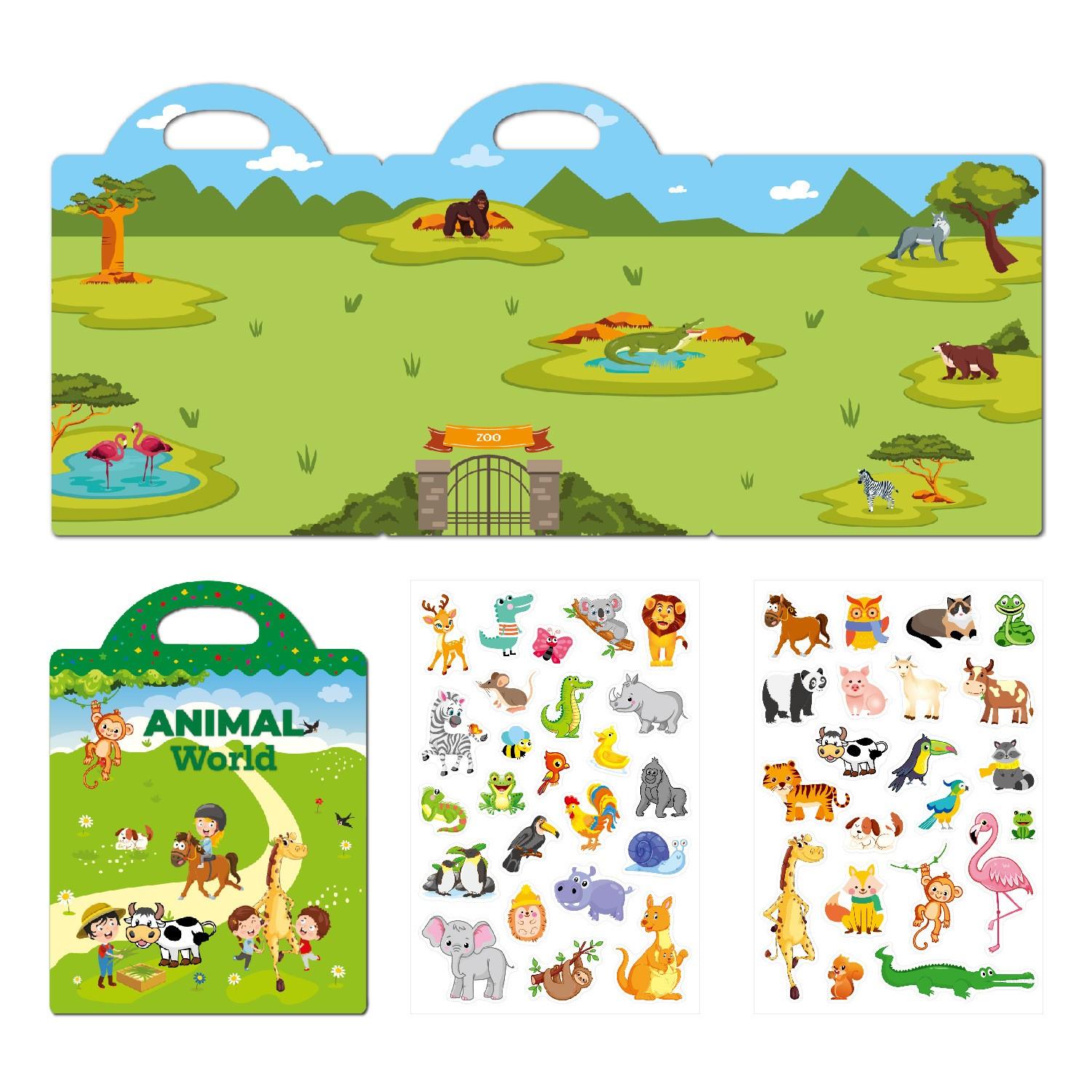 Busy Montessori Book My First Quiet Stickers Early Learning Education Toy For Children - Matching Game For Fun