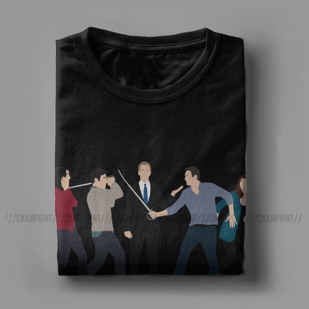 How I Met Your Mother HIMYM TV Show T-Shirt Men Novelty Pure Cotton Tees O Neck Short Sleeve T Shirts Gift Tops