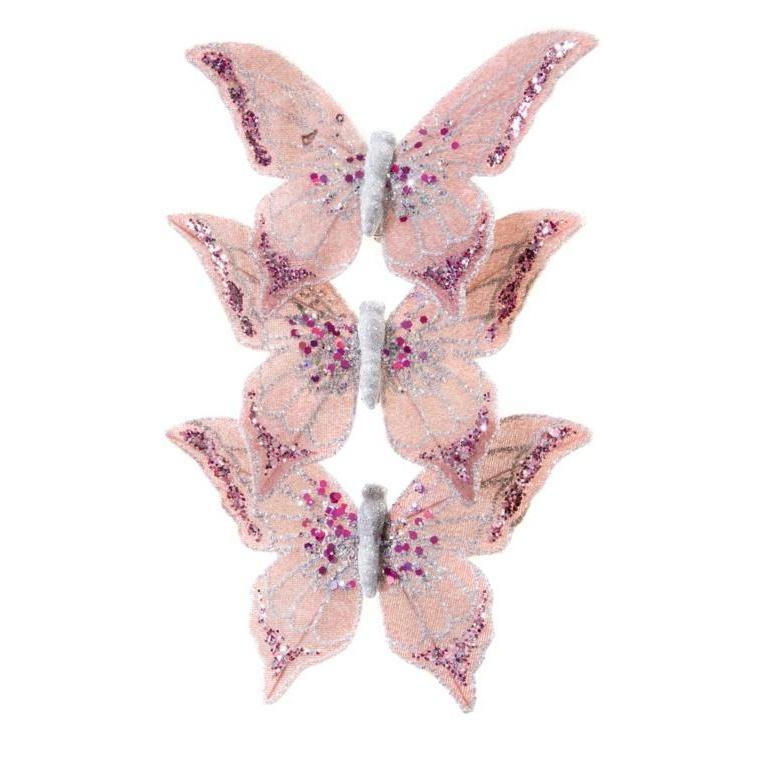 Premier Butterfly Decoration (Pack of 3)