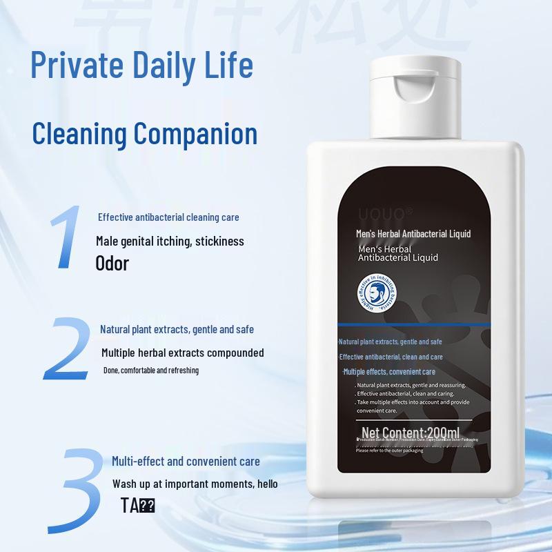 Men's Intimate Herbal Cleansing Lotion - Antibacterial & Itch Relief