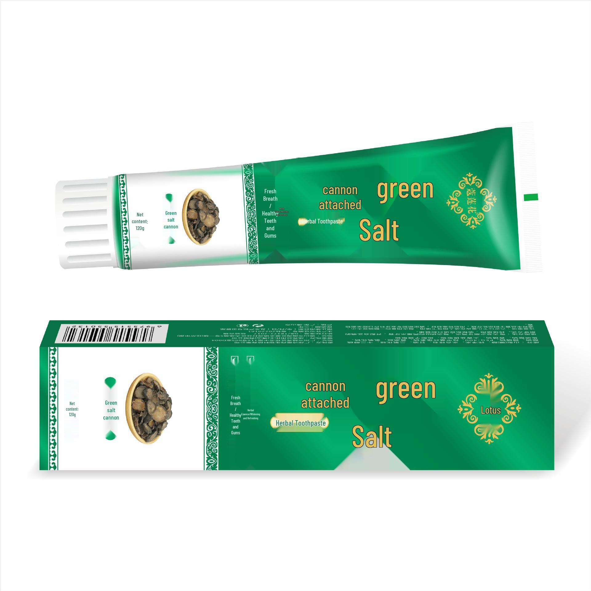 Kou Lian Hua Qing Yan Toothpaste: Gum Protection, Fresh Breath, Stain Removal. Recommended by Ni Haixia. 120g.