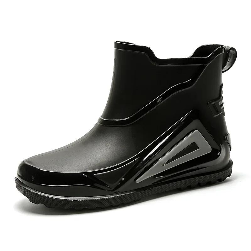 Fishing Shoes Men 2025 New Outdoor Non-slip Light Hiking Shoes Shaxi Fishing Rain Boots Durable Waterproof Rubber Fishing Shoes