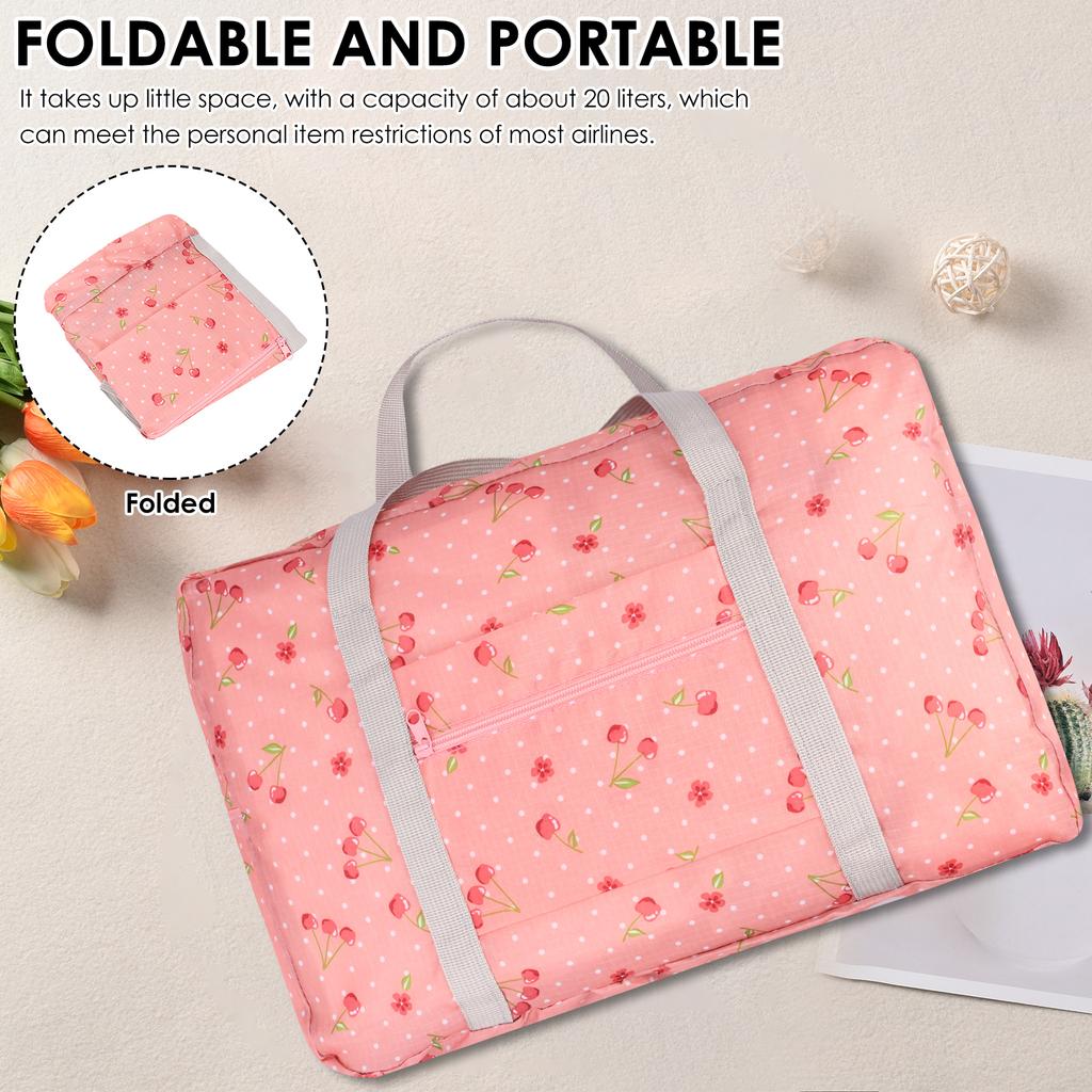 Travel Duffel Bag Portable Large Capacity Carry On Bag Waterproof Sports and Fitness Bag Household Clothing Storage Organization