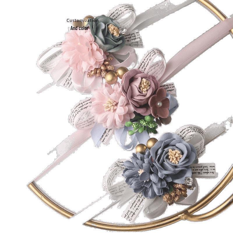 Mori Style Fairy Wrist Corsage for Bride & Bridesmaid