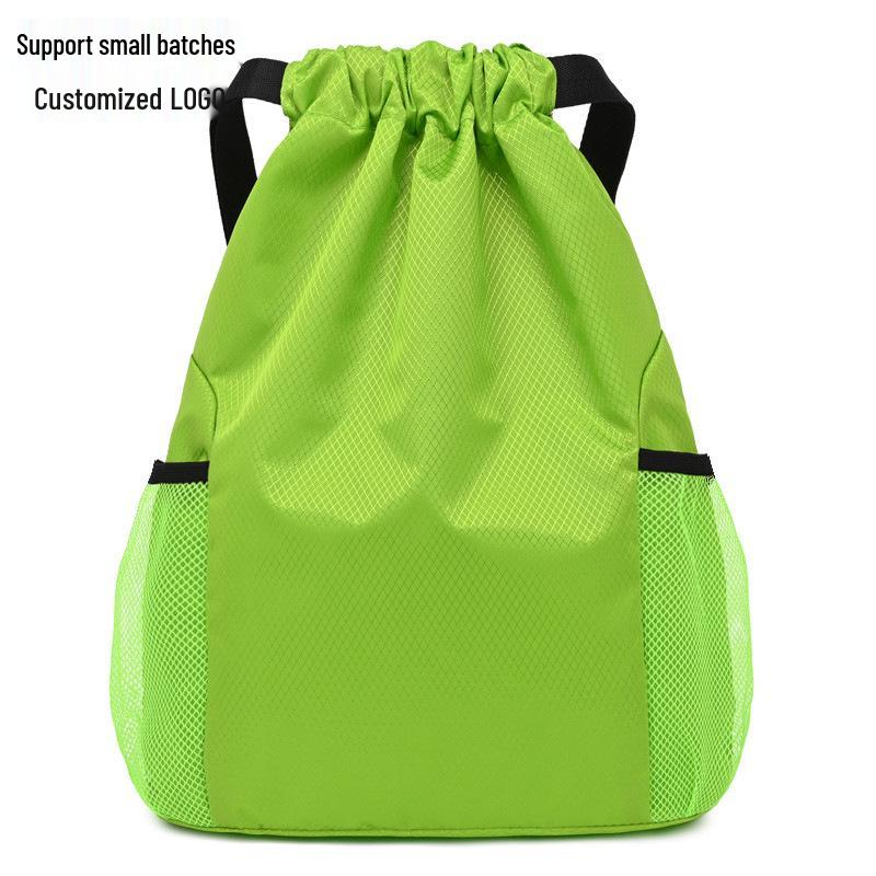 Custom Logo Drawstring Backpack: Gym, School, Tutoring & Shopping Bag